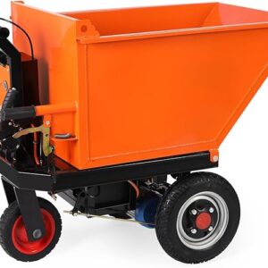 Heavy-Duty Electric Wheelbarrow - 2200lb Capacity